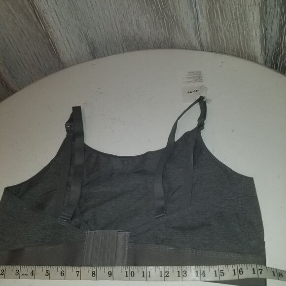 A momcozy Nursing Bra size XXLarge NWT GRAY - Picture 13 of 14
